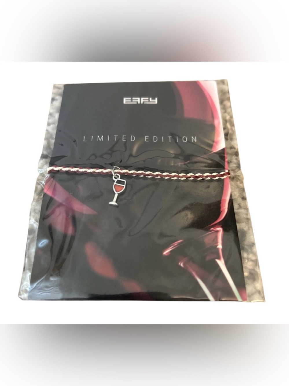 Effy Limited Edition Braided Wine Glass Charm Bracelet